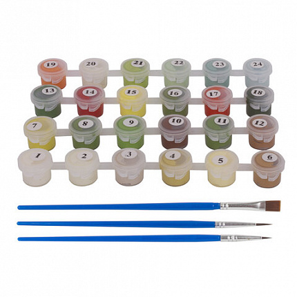 Картина по номерам 40х50 см, ОСТРОВ СОКРОВИЩ "Ежик", на подрамнике, акриловые краски, 3 кисти, 662490