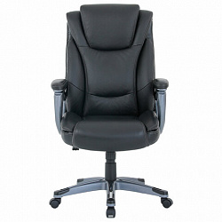 Кресло BRABIX PREMIUM "Gladiator EX-552", натуральная кожа, черное, 532939