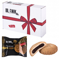 Печенье песочное DR.FINIK "Солнышко" с финиковой начинкой БЕЗ САХАРА, 700 г