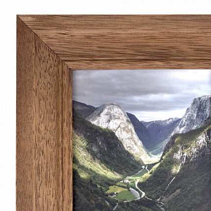 Рамка из мангового дерева BRAUBERG LOFT QUAD, фото разного размера, акриловый экран, 52х39 см, 391283