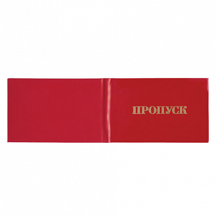 Бланк документа "Пропуск", 65х98 мм, STAFF, 129143