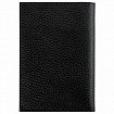 Обложка для автодокументов и паспорта натуральная кожа флоттер, "DOCUMENTS", черная, BRAUBERG 238193