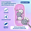 Пенал BRAUBERG, 1 отделение, 1 откидная планка, ЭВА, 22х10х5 см, "Башня из котиков", 272334