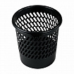 Корзина для бумаг STAFF "Basic" сетчатая, 10 л, черная, 237917