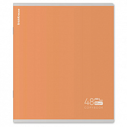 Тетрадь А5, 48 л., скоба, клетка, Soft-Touch, выборочный УФ-лак, плотная бумага 80 г/м2, ERICH KRAUSE, 60623