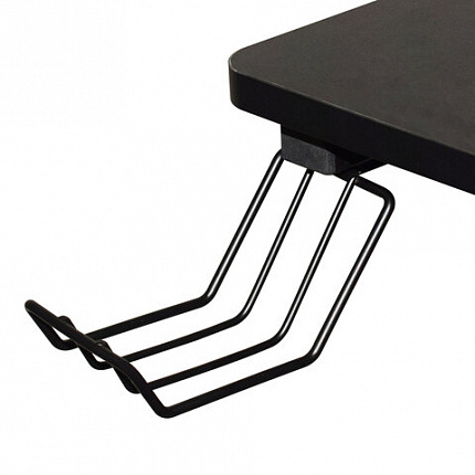 Стол компьютерный на металлокаркасе BRABIX "TECH GT-002", 1000х635х750 мм, черный, 641858