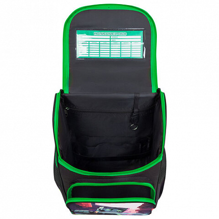 Ранец ПИФАГОР BASIC, 1 отделение, 3 кармана, эргономичная спинка, "Sharp sword", 35х28х18 см, 273138