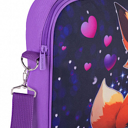 Папка на молнии с ручками BRAUBERG KIDS А4, 1 отделение, регулируемый плечевой ремень, 60 мм, "Fairy fox", 273317
