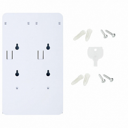 Дозатор двойной 2х0,38 л для жидкого мыла/шампуня/геля LAIMA ULTRA, НАЛИВНОЙ, белый, 609107, MD-9029W-2