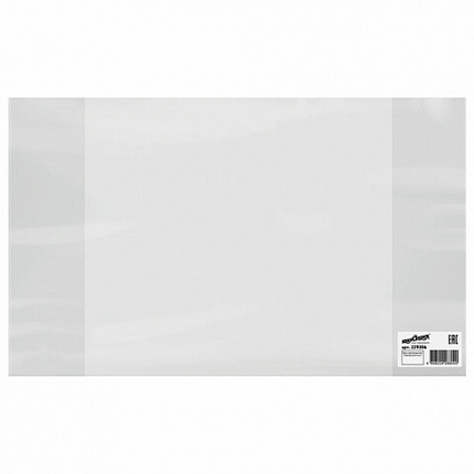 Обложка ПВХ для тетрадей и дневников, ЮНЛАНДИЯ, 120 мкм, 210х350 мм, штрих-код, 229306