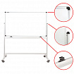 Доска магнитно-маркерная НА СТЕНДЕ 120х180 см, 2-сторонняя, ГАРАНТИЯ 10 ЛЕТ, BRAUBERG Premium, 236927