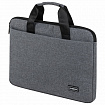 Сумка портфель HEIKKI ULTRA (ХЕЙКИ) с отд. для ноутбука 15,6", Dusky, темно-серая, 28х39х3 см, 272608