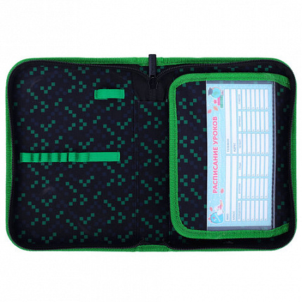 Пенал BRAUBERG, 1 отделение, 1 откидная планка, полиэстер, 21х14 см, "Ominous spider", 273525