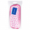 Пенал-косметичка BRAUBERG LUCENT на молнии, прозрачный, "Hearts", 21х5х9 см, 272345