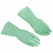 Перчатки VILEDA многоцелевые латексные, МНОГОРАЗОВЫЕ, х/б напыление, ПРОЧНЫЕ, L (большой), зеленый, 174365