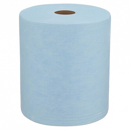 Протирочный нетканый материал KIMBERLY-CLARK Wypall X60, 500 листов в рулоне, 31,5х38 см, голубой, 8371