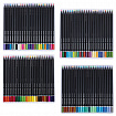Карандаши цветные чёрное дерево BRAUBERG BLACK WOOD, 100 цветов, мягкий грифель 3 мм, 182045