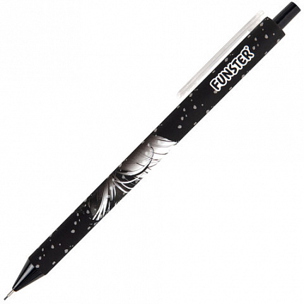 Карандаш механический 0,7 мм с принтом FUNSTER "ANIME", корпус soft-touch ассорти, 182059