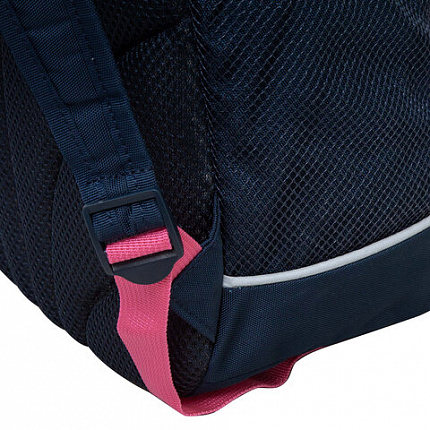 Рюкзак GRIZZLY школьный, анатомическая спинка, 2 отделения, для девочек, "STAY CHEERFUL", 38х28х18 см, RG-463-6/1