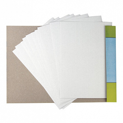 Картон белый А4 МЕЛОВАННЫЙ (глянцевый), 10 листов, в папке, ЮНЛАНДИЯ, 200х290 мм, "ЮНЛАНДИК И РЫБКИ", 129569