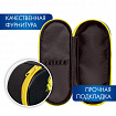 Пенал-футляр BRAUBERG, 1 отделение, органайзер, полиэстер, 22x9x5 см, "Без улыбки", 271587