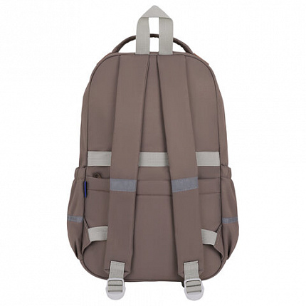 Рюкзак BRAUBERG STYLE, 2 отделения, 4 кармана, "Brown checks", коричневый, 40х26х15 см, 274412