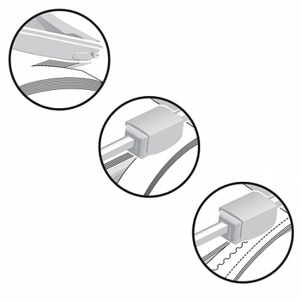 Резак сабельный/роликовый BRAUBERG RS10, на 10 л., длина реза 330 мм, 5 в 1, обрезчик углов А4, 531121
