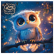 Календарь настенный перекидной 2027 г., BRAUBERG, 12 листов, 21,4х21,4 см, МИНИ, "Magic animals", 118431