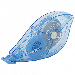 Корректирующая лента BRAUBERG PRO, 5 мм х 20 м, механизм перемотки, корпус синий, блистер, 272492