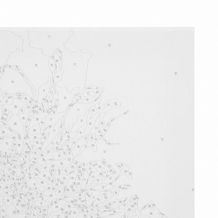 Картина по номерам 40х50 см, ОСТРОВ СОКРОВИЩ "Маки", на подрамнике, акрил, кисти, 663274