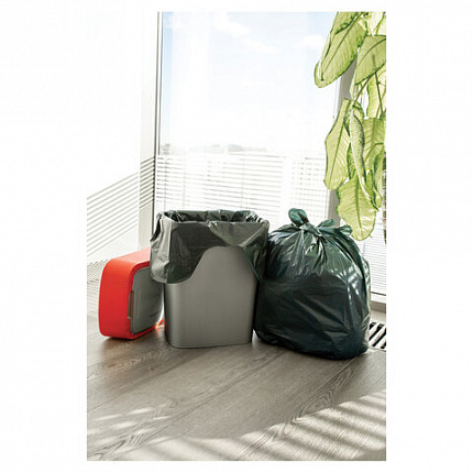 Мешки для мусора 60 л, с ушками, синие, рулон 16 шт., ПВД, 30 мкм, 60х75 см, PACLAN "Multitop Lux", 134474