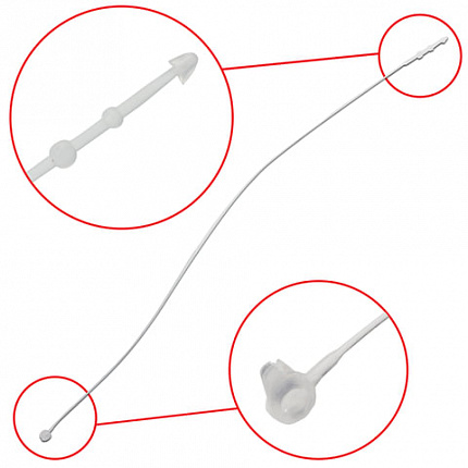 Хомуты LS-FIX для подвешивания ценников и ПВХ-карманов, КОМПЛЕКТ 500 шт., 210 мм, 251031