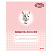 Тетрадь 18 л., HATBER клетка, обложка картон, "Маленький альпака" (микс в спайке), 091390, 18Т5В1