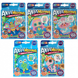 Аквамозаика, 100 бусин, АССОРТИ, МУЛЬТИ АРТ