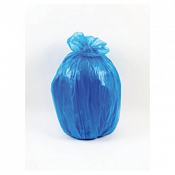 Мешки для мусора 160 л, синие, в рулоне 10 шт., ПВД, 21 мкм, 120х87 см, PACLAN "Big&Strong", 402001