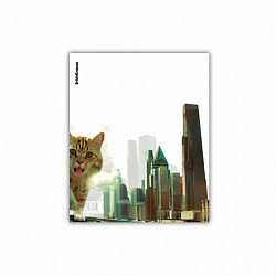 Обложки ПП для тетрадей и дневников ERICH KRAUSE "Big City Cats", КОМПЛЕКТ 12 шт., 80 мкм, 212х347 мм, 63508