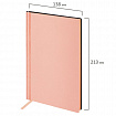 Блокнот А5 138x213 мм, BRAUBERG "Personal", под кожу, 80 листов, клетка, розовый, 116611