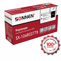 Картридж лазерный SONNEN (SX-106R02778) для XEROX Phaser 3052/3260/WС3215/3225, ресурс 3000 стр., 364087