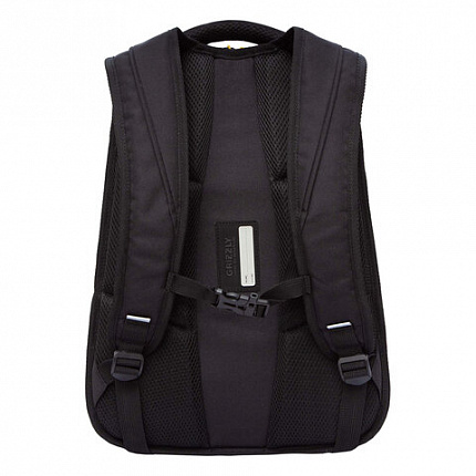 Рюкзак GRIZZLY школьный, анатомическая спинка, 2 отделения, для мальчиков, "STRIPES", 43х31х20 см, RU-531-4/1