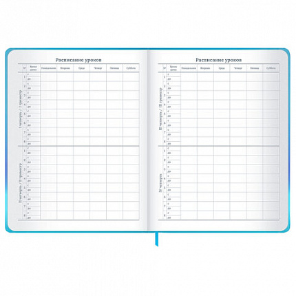 Дневник 1-11 класс 48 л., твердый, BRAUBERG, матовая ламинация, резинка, закладка-ляссе, с подсказом, "Котик", 107239