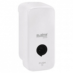 Дозатор для жидкого мыла LAIMA PROFESSIONAL PREMIUM, НАЛИВНОЙ, 0,5 л, белый, ABS-пластик, 609508