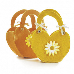 Цветной фетр для творчества, 400х600 мм, ОСТРОВ СОКРОВИЩ/BRAUBERG, 3 листа, толщина 4 мм, плотный, желтый, 660660