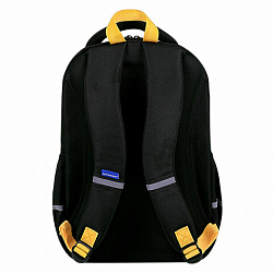 Рюкзак BRAUBERG MOTION, 2 отделения, 3 кармана, "Rebel", СВЕТЯЩИЙСЯ, 41х28х17 см, 271363