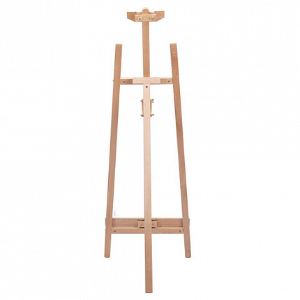 Мольберт напольный из бука, 158х50х87 см, высота холста до 121 см, лакированный, BRAUBERG ART CLASSIC, 192259