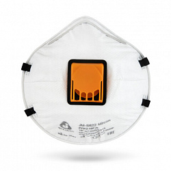 Респиратор с клапаном КОМПЛЕКТ 10 шт., полумаска фильтрующая, формованный, FFP2, JM-8622