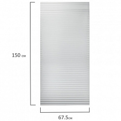 Пленка на окно самоклеящаяся статическая БЕЗ КЛЕЯ, солнцезащитная, 67,5х150 см, "Жалюзи", DASWERK (ДАСВЕРК), 607970