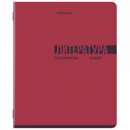 Тетради предметные, КОМПЛЕКТ 12 ПРЕДМЕТОВ, 48 л., обложка картон, BRAUBERG "VIBE", 405163