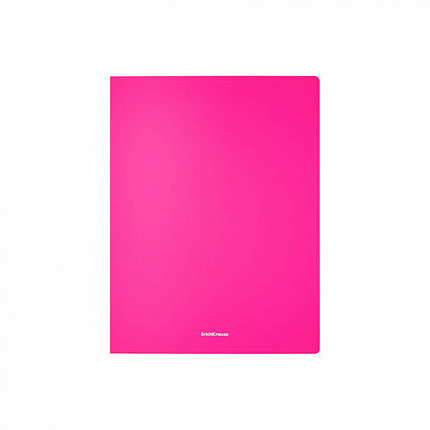 Папка с металлическим скоросшивателем ERICH KRAUSE "Matt Neon", 17 мм, до 150 листов, ассорти 0,6 мм, 50131