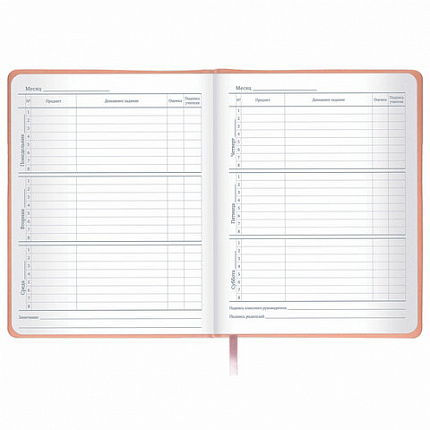 Дневник 1-11 класс 48 л., кожзам (твердая с поролоном), тиснение, аппликация, BRAUBERG, "Smart Cat", 106206