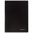 Папка на 2 кольцах BRAUBERG "Office", 21 мм, черная, до 120 листов, 0,5 мм, 221612